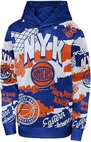 Outerstuff New York Knicks Kids Boys Size 4-7 Over the Limit Sublimated Pullover Hoodie