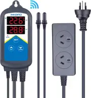 Wifi Temperature Controller 306A 2400W Aquarium Dual Relays Dual Waterpoof Probe