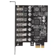 7 Ports PCIE to USB3.2 GEN1 Expansion Card USB3.2 GEN1 Superspeed 5Gbps Front...