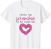 [X.Style] SkSkSk and i OOP Valentines Day Scrunchie Girls T-Shirt ds2669 ds2370 T-Shirt (L) Black