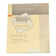 Hewlett-Packard PCL5 Postscript LaserJet 4 Network Notes for the HP Printer New