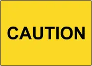 OSHA CAUTION| Laminated Vinyl Decal Sticker Label