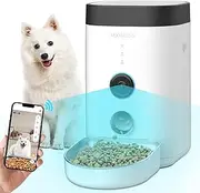 Dogness F10 Wide View Cam Pet Feeder, White, 4 Litre Cap