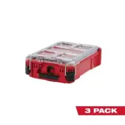 Milwaukee Small Parts Organizer 5-Compartment Mountable Bins Heavy-Duty (3-Pack)