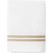 SFERRA Aura Nuova Combed Cotton Washcloth in White/Sand at Nordstrom