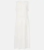 [Ulla Johnson] Ulla Johnson Thalia crochet-trimmed cotton beach dress AU 14 white