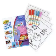 23pc Crayola Peppa Pig Colour Wonder Markers/Pages 3y+ Drawing Art Children/Kids