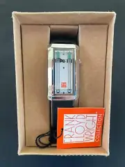 Frank Lloyd Wright Bulova Wristwatch Ward W. Willits House In Box