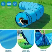 Dog Agility Obedience Training Tunnel Pet Exercise Tunnel Chute &Carry Bag