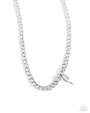 Paparazzi LEADING LOOPS silver necklace