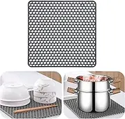 Sink Protectors, Kitchen Sink Dish Rack, 13 x 13 inch, Silicone Sink Mat, Kitchen Sink Dish Rack, Sink Protectors from Stain, Damage, Scratches, Dishwasher Safe Sink Grid for Kitchen, Dish Drying Mat