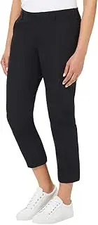 [Kirkland Signature] Kirkland Women's 4-Way Stretch Ankle Travel Pants Lightweight Water Resistant Elastic Waist Work Pants with Pockets