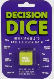 New DECISION DICE Never Struggle To Make a Decision Again! Sealed
