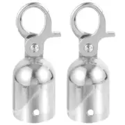 2pcs Decking Rope Fitting Stopper Cord Rope End Rope End Fastener
