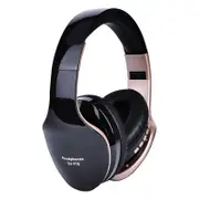 SN-P18 bluetooth Gaming Headphone Foldable Stereo Earphones Support TF Card With Mic BLACK COLOR