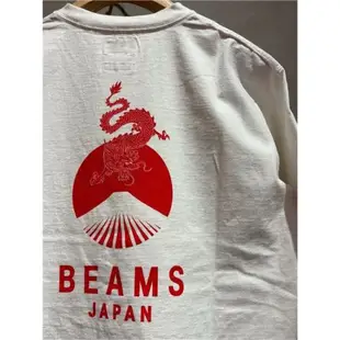 BEAMS JAPAN Print Tee 日系龍年限定富士山紅繩圓領短袖T恤 24SS