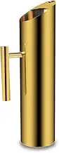 Stainless Steel Water Pitcher 70oz Coffee Milk Carafe Frothing Cup Pitcher Jug with Handle Gold Copper Beverage Plated Modern Drink Carafe for Home Restaurant bar by MUGLIO