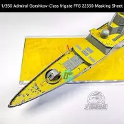 Takom 1/350 Admiral Gorshkov-Class frigate FFG 22350 Masking Sheet No. 6009