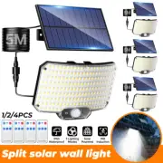 234 LED Solar Panel LED Light Motion Sensor Outdoor Garden Waterproof Security