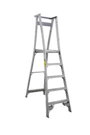 INDALEX 5 STEP PLATFORM LADDER - Platform Height 1.5m