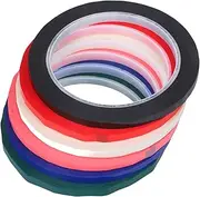 Anneome 6 Rolls Graphic Grid Marking Adhesive Self Adhesive Backing Tape Whiteboard Tapes