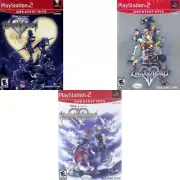Kingdom Hearts & II & Re: Chain of Memories Greatest Hits PS2 New Game Bundle