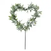 NEW Ginger Ray Sage Wedding Foliage Heart Cake Topper By Spotlight
