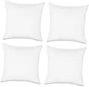 Mobestech 4Pcs Blank Sublimation Pillow Covers for DIY Heat Transfer Multi Purpose Cushion Cases Throw Pillow Covers for Unique Designs