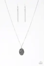 Paparazzi: Star-Crossed Stargazer - Silver Necklace