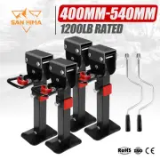 SAN HIMA 400MM Corner Drop Down Legs & Handle CARAVAN CAMPER TRAILER 1200LBS 4PC