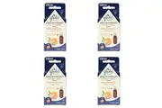 4x Glade 16.8ml Home Aromatherapy Cool Mist Diffuser Refill Orange And Neroli