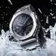 CASIO 卡西歐 G-SHOCK 八角農家橡樹 全金屬版 太陽能藍芽連線雙顯手錶 送禮首選-銀 GM-B2100D-1A