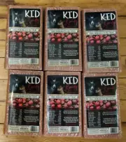 6 Pack Kid Kandy Wild Cherry Trace Mineral Salt Treat Lick 4 LB. Brick for Goats