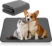 Washable Puppy Pads, Pet Urine Mat, Washable Puppy Pads, Set, Quick Absorbent Mat for Dogs, Pets, Hygiene Mat, Dog Mat for Floor, Sofa, Car, Travel (60 x 50 cm)