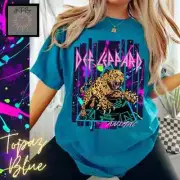 Def Leppard Neon Shirt, Retro 80S Band Tee, Vintage Rock Concert Fan Gift
