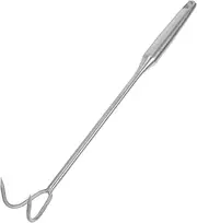 Abaodam Stainless Steel Meat Hooks for Grilling Food Flipper Turners for BBQ Indoor Cooking and Outdoor Campfire Use Multi Functional Tool for Handling