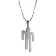 Starlight-billie Eilish Logo American Rapper Punk Trampy Necklace Stainless Steel Pendant