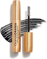 Grande Cosmetics GrandeDRAMA Intense Thickening Mascara with Castor Oil, Volumizing, Conditioning, Buildable Formula