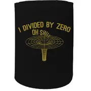 Alcohol Stubby Holder - Divided Zero Nerd Geek - Funny Novelty Birthday Gift Joke Beer Can Bottle