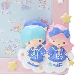 【震撼精品百貨】Little Twin Stars KiKi&LaLa_雙子星小天使~雙子星 造型樹脂相框 (星空魔法百科)*76457