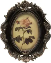 Vintage 4X6 Oval Picture Frame Antique Photo Frame Table Top Display and Wall Ha