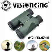 Visionking 10x42 Outdoor Hunting Travelling HD Binocular Binoculars Black /Green