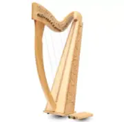 29 String Trinity Harp, Celtic Irish Harp, Irish Harp with Levers, & Bag
