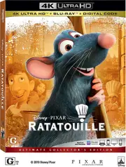 Walt Disney Studios Ratatouille [ULTRA HD BLU-RAY REGION: A USA] With Blu-Ray, 4K Mastering, Ac-3/Dolby Digital, Digital Copy, Dolby, Dubbed, Subt...