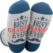 [INNObeta] Grandpa Gifts Socks, Gifts for Grandpa, One Size Crew Socks, Grandpa