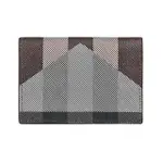 【BURBERRY 巴寶莉】BURBERRY壓印LOGO幾何PVC折疊卡片包(多色)