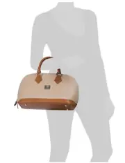 I Medici Firenze Made In Italy Leather Bugatti Crossbody Convertible Bag