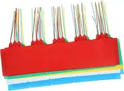 OKUMEYR Efficient Logistics : 100pcs Plastic Shipping Tags Cable Ties Luggage Labels Retail Organizers
