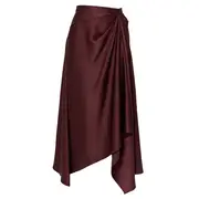 [Erdem] Asymmetric Drape Skirt