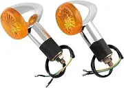 Turn Signal Indicator 2pcs Motorcycle Turn Signals Light DC 12V Indicator Lamp For Suzuki For Kawasaki Universal Directional Light Accessory